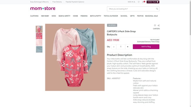 Mom and baby products company gets a digital home